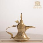 دله قهوه برنجی مدل دبی ۱۸ سانت