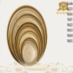 سینی گرد ۲۶ سانتی برنجی ۱۶۰۳