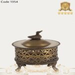 شکلات خوری برنجی آنتیک ۱۳۵۴