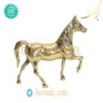مجسمه برنزی اسب درشکه کوچک