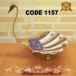شکلات خوری قو برنجی کد ۱۱۵۷