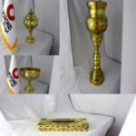 ست اجناس مس و برنج قلم دست