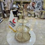 شيريني خوري سه طبقه برنز برس ورد بزرگ