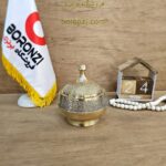 قندان برنز هندي طاووس 12 سانت
