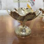 کاسه پايه دار برنجي هندي قلعه 18
