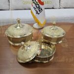 شکلات خوري برنجي هندي ساده طاووس کوچک